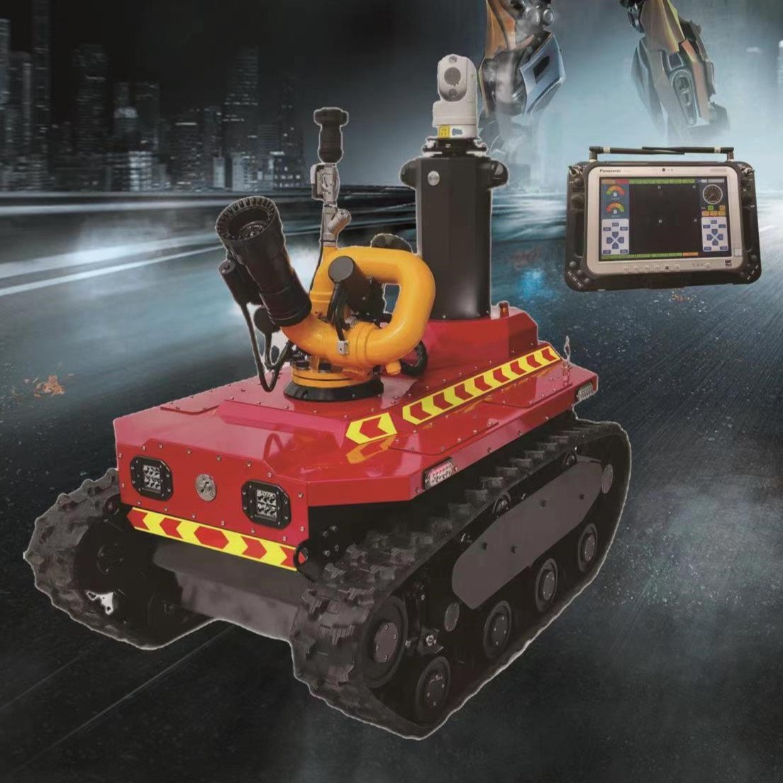 Electric Fire Fighting Detection Robot