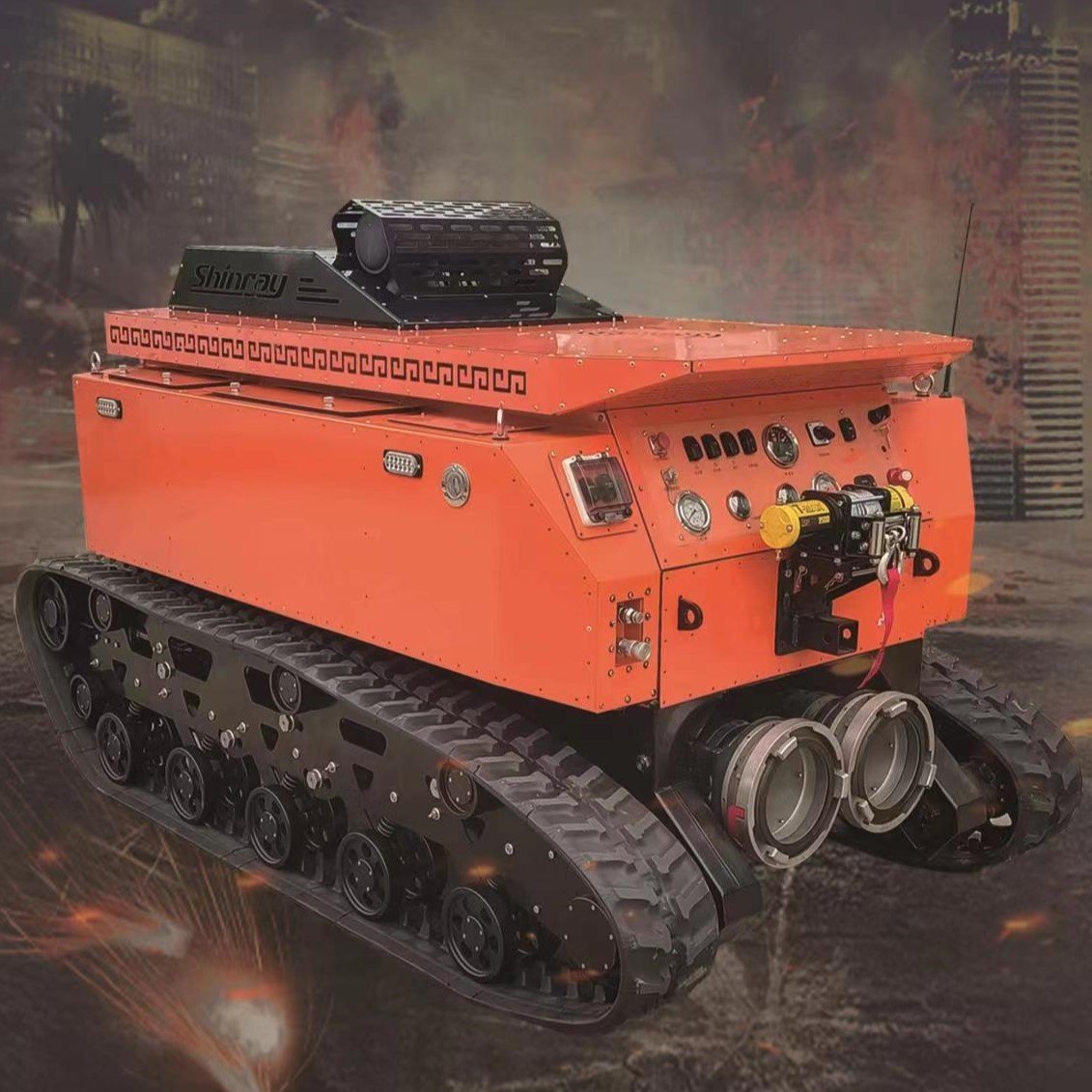 Fire Water Supply and Drainage Robot